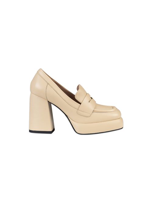 mocassino pelle natalie BIBI LOU | 543P10VK-AABEIGE